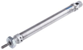 Siłownik pneumatyczny skok: 150mm Festo Ø 16mm dwustronnego działania Action 261mm Elastomer DSNU-16-150-P-A M5