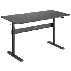 Biurko stolik z blatem 140x68cm Ergo Office, sprężyna gazowa, regulacja, do pracy stojąco siedzącej, max wys 115cm, ER-453