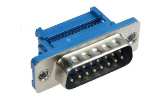 D-SUB 15 DB15 Wtyk zaciskany na taśmę (2szt)