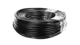 Przewód Warsztatowy H05vv-F (Owy) 5X1 Żo Czarny 300/500V /100M/