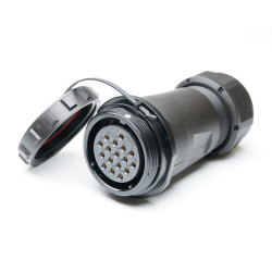 Przemysłowe złącze okrągłe 17-pinowe SP29 Układ szeregowy Gniazdo RS PRO Żeńskie IP68 SP2911C