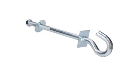 Śruba Hakowa Do Wieszania Uchwytów Odciągowych 12/250Mm Extralink