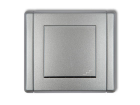 FLEXI Wyłącznik schodowy srebrny metalik 7FWP-3 KARLIK