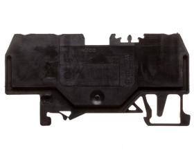 Złączka szynowa 3-przewodowa 2,5mm2 czarna 280-671