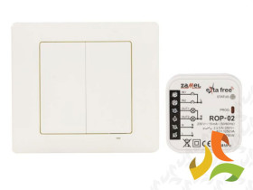 Zestaw sterowania bezprzewodowego (RNK-04+ROP-02) TYP: RZB-04 ZAMEL