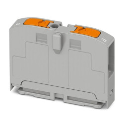 Blok rozdzielczy PTVFIX 2X2,5 GY, szare złącze przemysłowe - 2 punkty przyłączeniowe o przekroju 2,5mm2 /30szt./