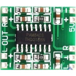 Wzmacniacz stereo 2x3W 5V PAM8403 bez regulacji