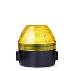 Sygnalizator 24 → 48 V Stroboskop Żółty Montaż rurowy LED