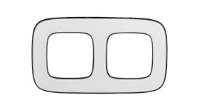 Valena Allure Ramka Podwójna Lustro Białe 754422