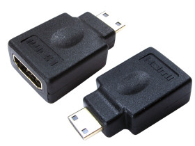 Adapter HDMI Mini HDMI męskie na Żeńskie HDMI (1)
