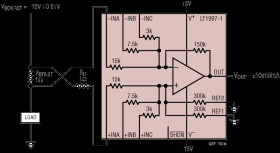 Precision, High Voltage, Gain Selectable Difference/Current Sense Amplifier
