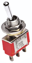 Przełącznik Wł.-wył.-wł. DPDT TE Connectivity Montaż panelowy