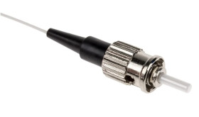 Kabel światłowodowy, średnica: 62.5/125μm, OM1 Wielomodowy, Czarny, ST / przewodu elastycznego wielożyłowego