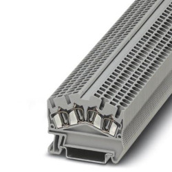 Kostka zaciskowa na szynie DIN Phoenix Contact poziomy: Pojedynczy 28 → 12AWGZacisk sprężynowy STS 2.5-QUATTRO