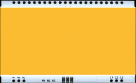 EA LED66X40-A LED lighting for DOGM204, 66 x 4 mm, amber