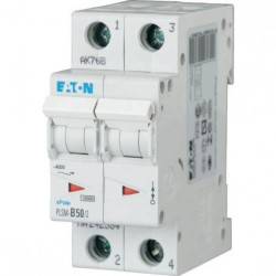 Wyłącznik nadprądowy 2P B 50A 10kA AC PLSM-B50/2-MW 242384