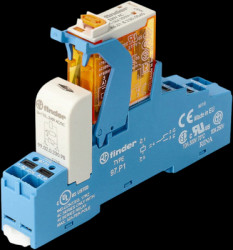 Coupling relay 1 Form C (NO/NC), 12 V (AC), 80 Ω, 10 A, 250 V (AC), 4C.P1.8.012.0060