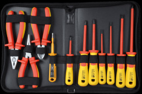 STK-9632 Electrician's tool kit, 11-piece, VDE
