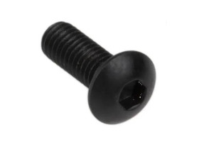 Śruba imbusowa M4x12 ocynk-nikiel, czarna, 12mm