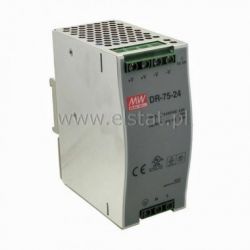 Zasilacz impuslowy, szyna DIN ( 24V, 3,2A )