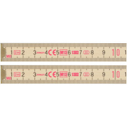 Stanley 0-35-455 Wooden Folding Rule 2 Metre