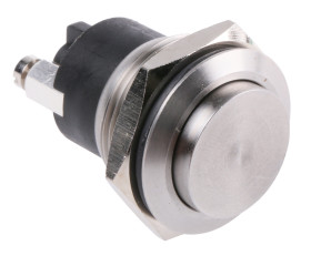 Nasadka przełącznika Chwilowy SPST średnica wycięcia 19.2mm, montaż panelowy Bulgin