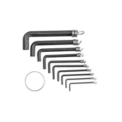 Vorel - 56390 Klucze sześciokątne /HEX/ 10cz.1,5-10mm