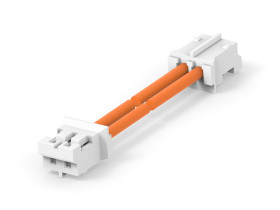 Kabel przewód-płytka, 300 V, raster: 2.5mm, 300mm, Pomarańczowy