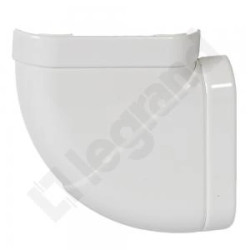 Kąt płaski regulowany 85-120st. 120x20 biały DLP 033667