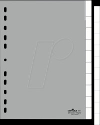 644110 Plastic dividers, A4, blank (x10)