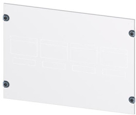 Aperture, sheet steel, (W x H x D) 800 x 500 x 10 mm, light gray, 8PQ2050-8BA14