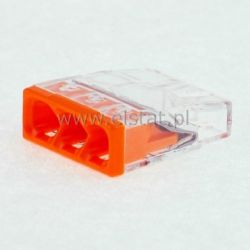 Złącza Wago 3x2,5mm, pomarańczowa