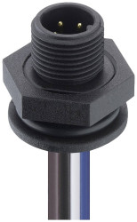 Lutronic 1231 04 T16CW100 0,5m Złącze czujnika/aktuatora do zabudowy 1231 ... T16CW100 ..., piny: 4, 1 szt.