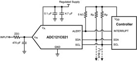 I2C-Compatible, 12-Bit Analog-to-Digital Converter with Alert Function
