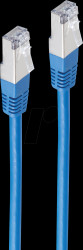 BS75211-0.5B Patch cable, Cat.5e, SF/UTP, blue, 0,5m