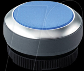 1.30.270.021/2600 FS+ 22 - push-button - metal, blue, can be illuminated