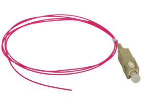 Pigtail MM OM4 1G 50/125 wtyk SC dł. 2 m FOI-SC-5MM-2-4