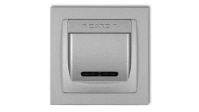 Deco Łącznik Hotelowy Srebrny Metalik 7Dsh-1