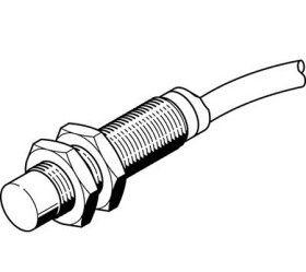 Czujnik zbliżeniowy M12 Indukcyjny 8 mm Festo 10 → 30 V Gwintowany