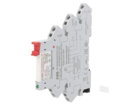 Przekaźnik interfejsowy, SPDT, Napięcie Cewki: 230VAC,230VDC, CR-S 1SVR405541R7210