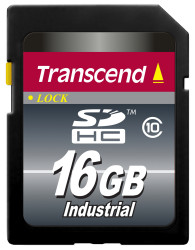 Karta SD SDHC, 16 GB Tak MLC, Transcend Industrial -40 → +85°C