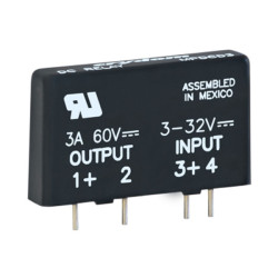 Sensata Crydom MPDCD3-B Solid State Relay 3A SIP PCB Mount 60VDC 3-32VDC