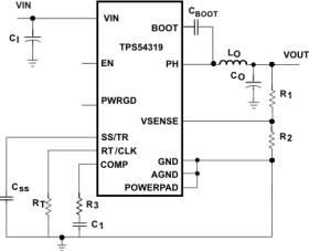 2.95 V to 6 V input, 3 A, 2 MHz SWIFT™ synchronous step-down converter in a 3 mm x 3 mm QFN package