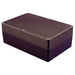 Hammond 1550Z220BK Diecast Enclosure (Thick Wall, 222 x 146 x 82mm) Black