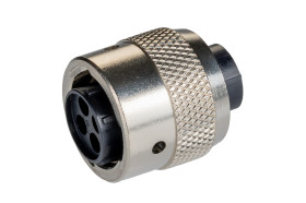 Złącze wielostykowe przemysłowe 4-pinowe Montaż na kablu Wtyczka ITT Cannon