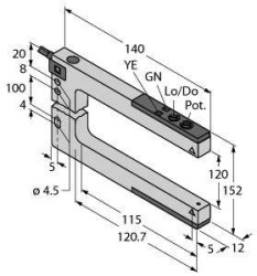 Fotokomórka Turck SLM120B6 W/30 3075021 1 szt.