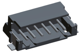 Listwa stykowa PCB 6-pinowe AMP CT raster: 2 mm Kąt prosty 1-rzędowe TE Connectivity Powierzchnia 125 V W osłonie