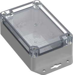 TRU COMPONENTS TC-10860568 Obudowa kołnierza, (D x S x W) 120 x 80 x 45.20 mm, poliwęglan, 1 szt.