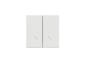 SIMON 55 Klawisz podwójny z piktogramami "schody" do: SW6/2WM jasnoszary mat TKW6/2/114 KONTAKT SIMON
