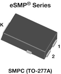 V15PM45 High Current Density Surface-Mount TMBS&#174; (Trench MOS Barrier Schottky) Rectifier Ultra Low VF = 0.46 V at IF = 5 A
